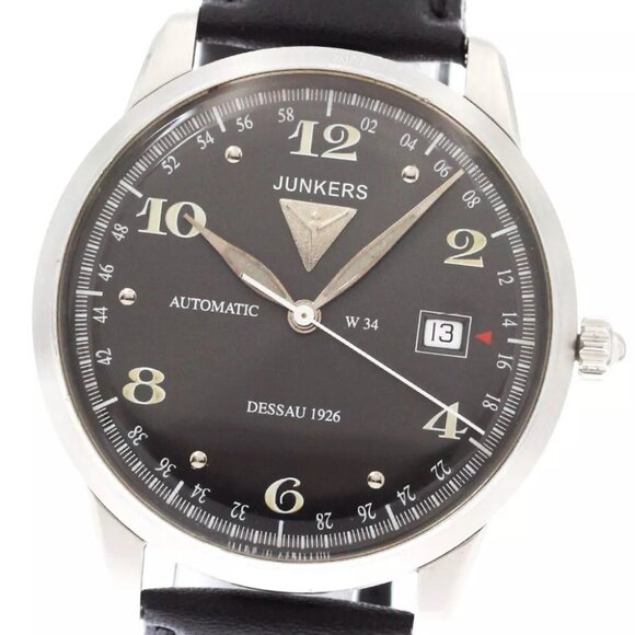 JUNKERS Dessau 1926 6350-2 Date gray Dial Automatic Men's Watch_879199 - Picture 2 of 10